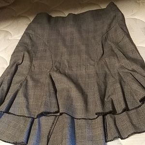 Checked skirt
